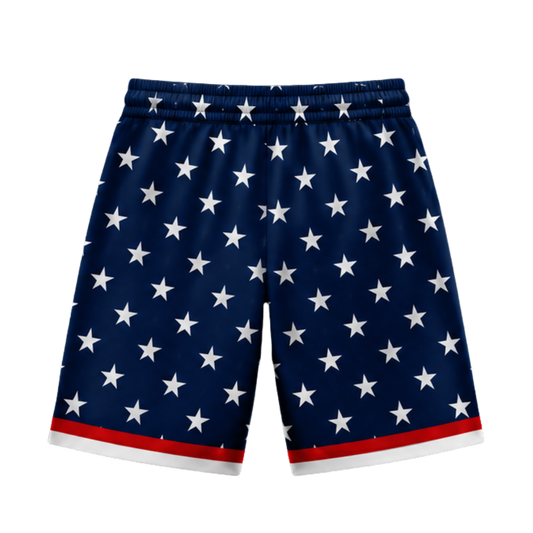 AAU x Different Signature Shorts — Navy Star