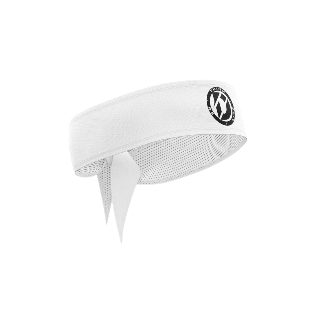 Think Live Be Headband White