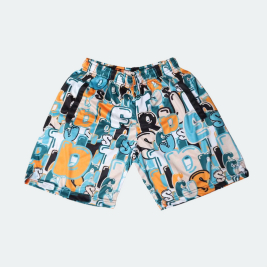 Hawaii Tournament Graffiti Shorts Orange Orange