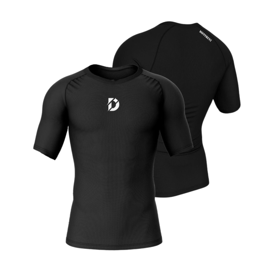 Different Short Sleeve Compression Shirt