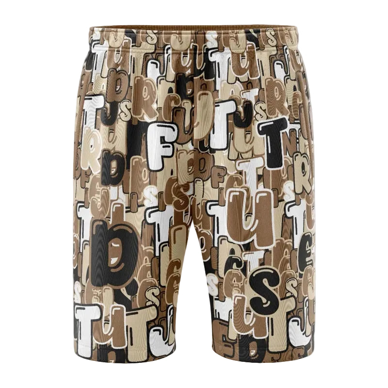 Different Graffiti Shorts – Trendy Basketball Shorts with Pockets