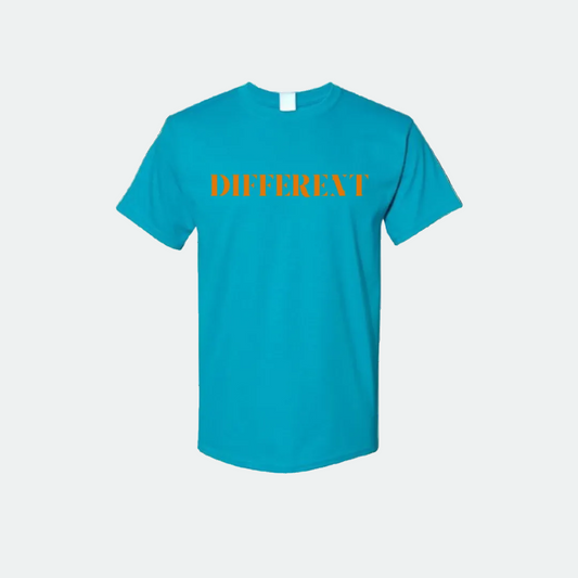 Different Tee Teal & Orange