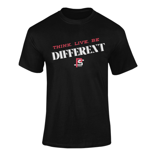 Pro Skills Think Live Be Different Tee